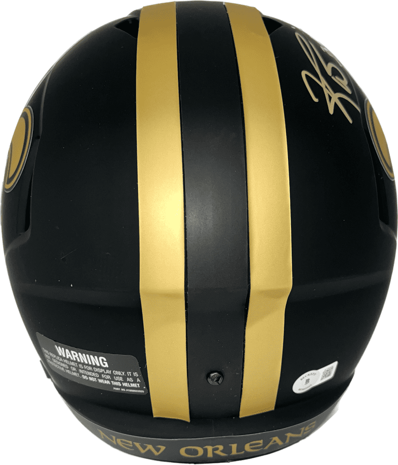 Ricky Williams Signed Nola Saints Full Size Helmet Eclipse Beckett Smeaux Weed - Image 3