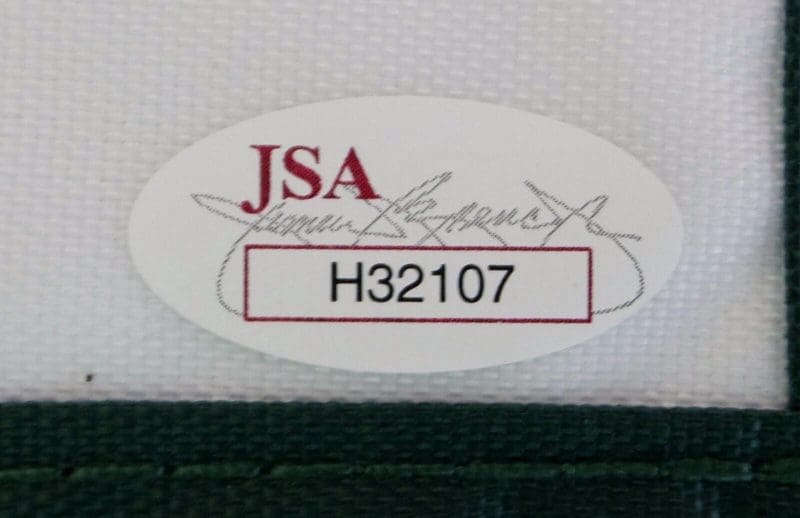 Doug Ford Signed Autographed Masters Flag JSA Authenticated (1) - Image 2