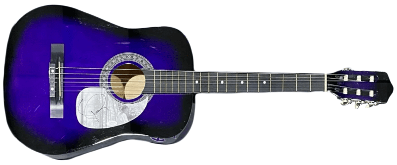 Taylor Swift Signed Autographed Purple Acoustic Guitar JSA Authen Folklore