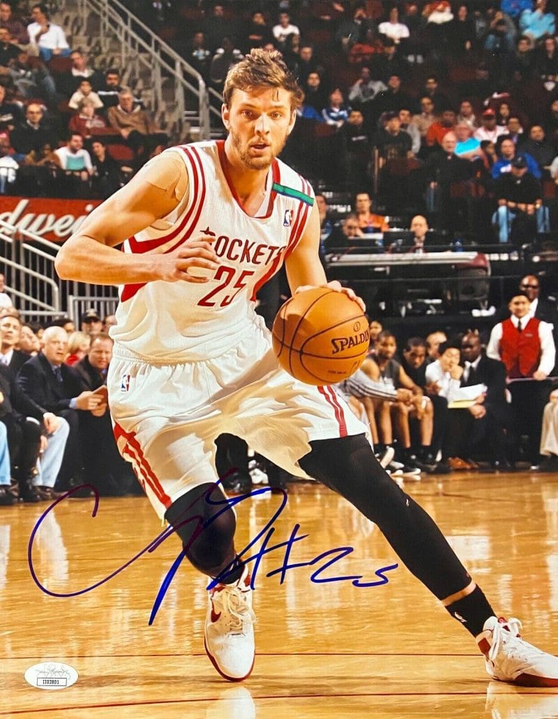 Chandler Parson Signed Autographed Houston Rockets 11x14 Photo JSA Authen 2