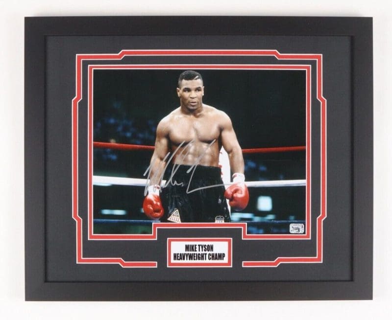 Mike Tyson Signed Autographed 16x20 Framed Photo Tyson Exclusive Hologram COR