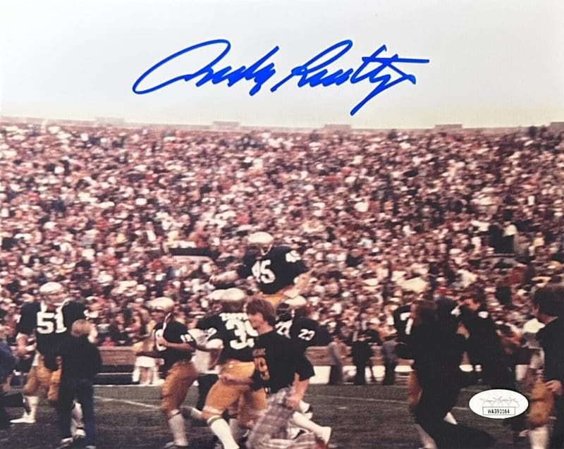 Rudy Ruettiger Signed Autographed 8x10 Photo JSA Authentication #2