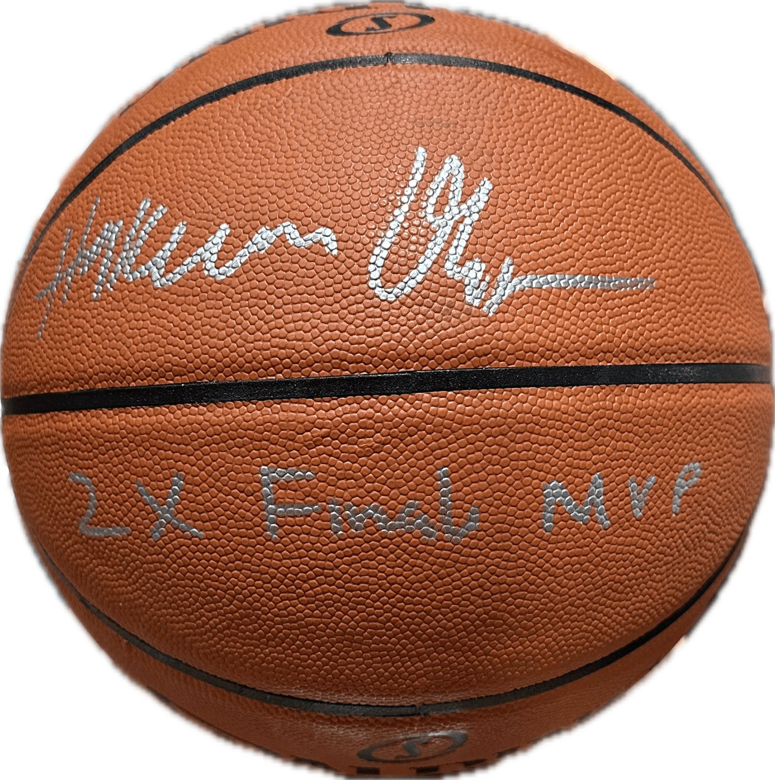Hakeem Olajuwon Signed Autographed Basketball JSA Authenticated 2x Finals MVP