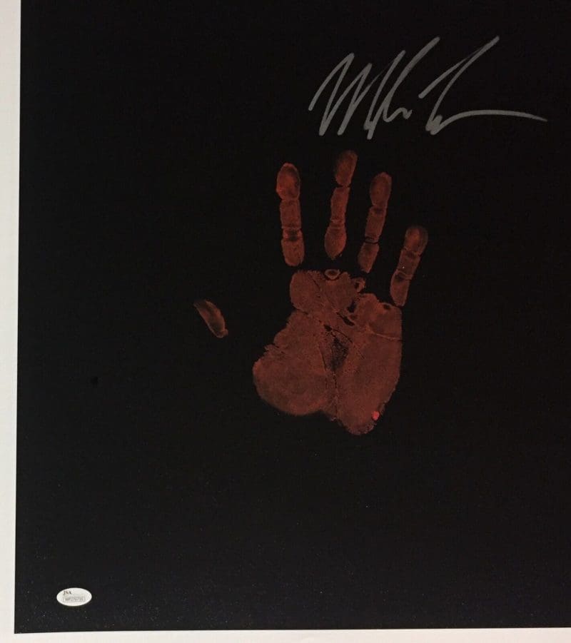 Mike Tyson Original Handprint Unstretched 20x36 Canvas Signed JSA #4 WP276716 - Image 2