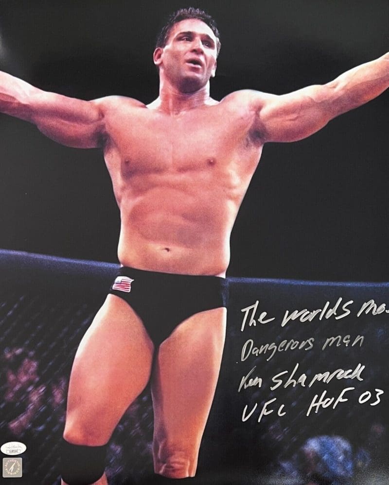 Ken Shamrock Signed Autographed 16x20 Photo JSA Authen #1