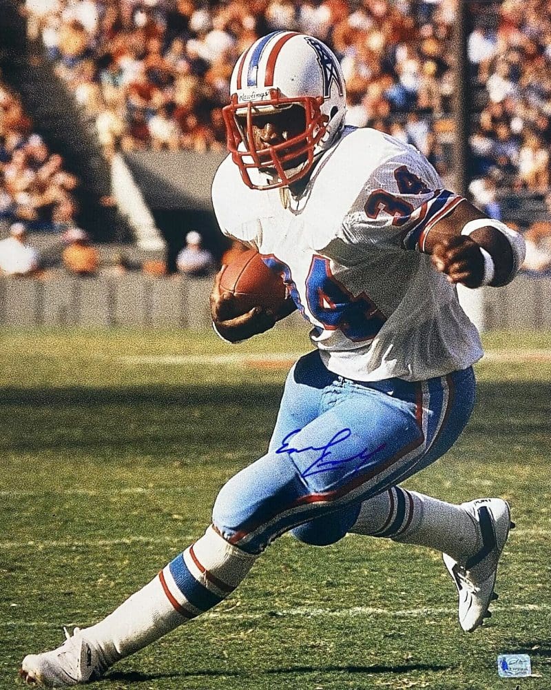 Earl Campbell Signed Autographed 16x20 Photo EC Exclusive Hologram 15 Oilers