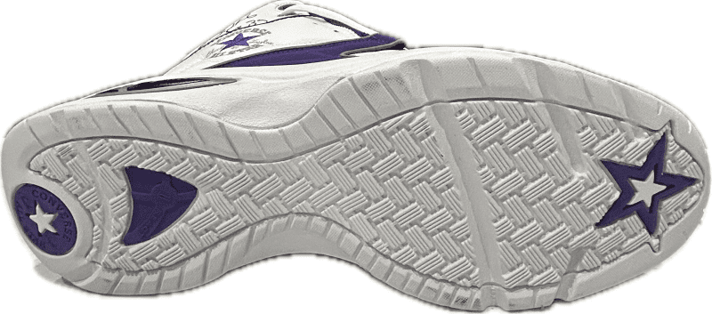 Karl Malone Signed Player Issue Converse Shoes JSA From Malone's Collection - Image 14