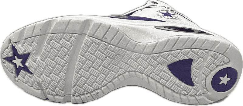 Karl Malone Signed Player Issue Converse Shoes JSA From Malone's Collection - Image 15