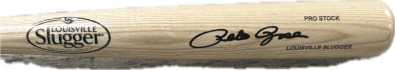 Pete Rose Signed Blonde Louisville Slugger Bat Beckett & Pete Rose Hologram - Image 2