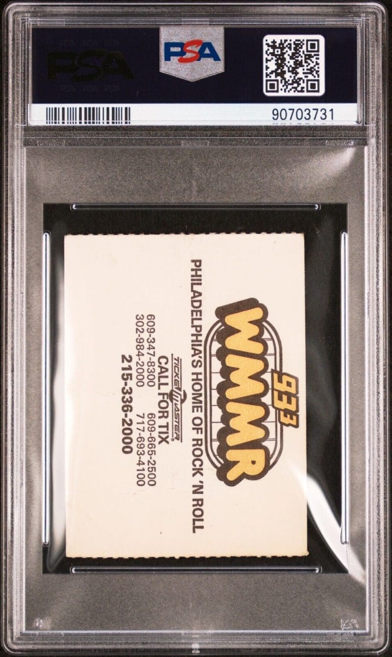 Hulk Hogan Signed 1990 WWF Wrestling Feb 17 PSA Stub PR 1 Auto 10 Mr. Perfect - Image 3
