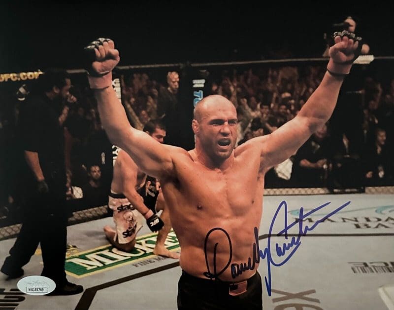 Randy Couture Signed Autographed 8x10 Photo JSA Authenticated #4