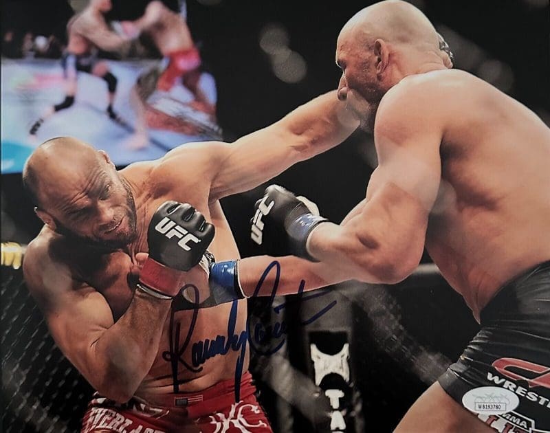 Randy Couture Signed Autographed 8x10 Photo JSA Authenticated #5