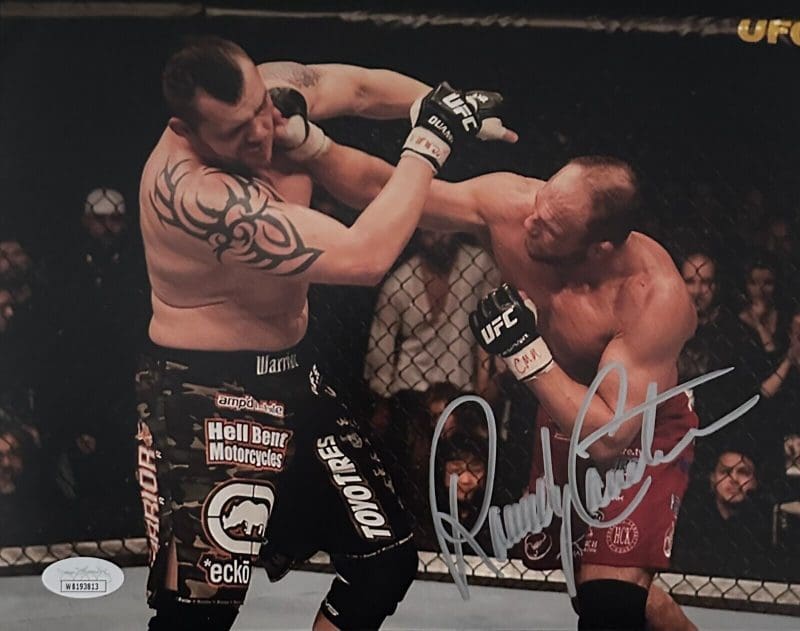 Randy Couture Signed Autographed 8x10 Photo JSA Authenticated #3