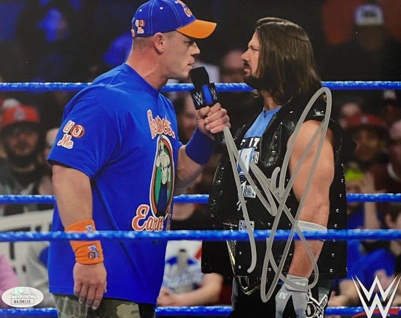 A.J. Styles Signed Autographed 8x10 Photo JSA Authenticated #1