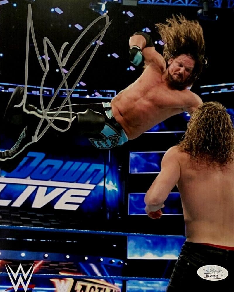 A.J. Styles Signed Autographed 8x10 Photo JSA Authenticated #5