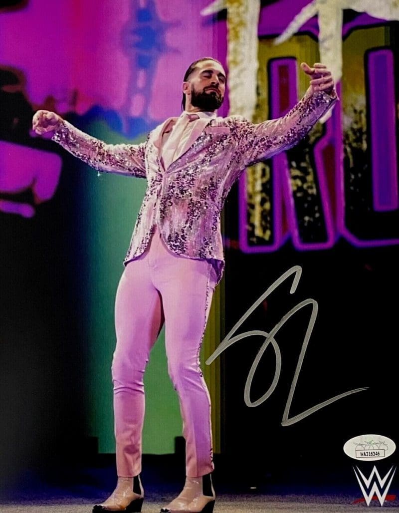 Seth Rollins Signed Autographed 8x10 Photo JSA Authenticated #2