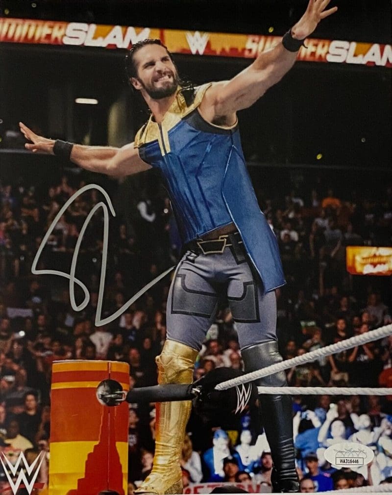 Seth Rollins Signed Autographed 8x10 Photo JSA Authenticated #1
