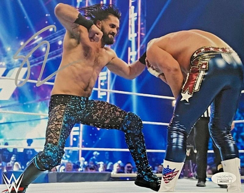 Seth Rollins Signed Autographed 8x10 Photo JSA Authenticated #5