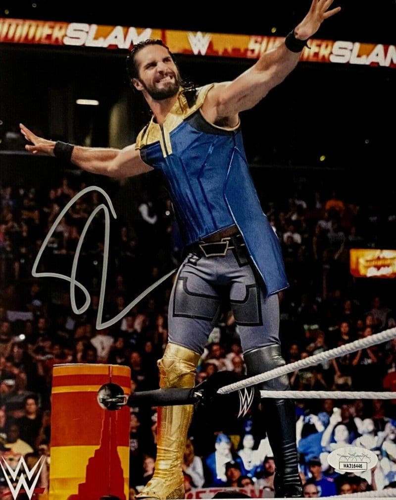 Seth Rollins Signed Autographed 11x14 Photo JSA Authenticated #1