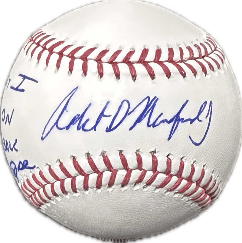 Pete Rose Robert Manfred Signed Sorry Ball OML Baseball JSA Authen T78945 - Image 2