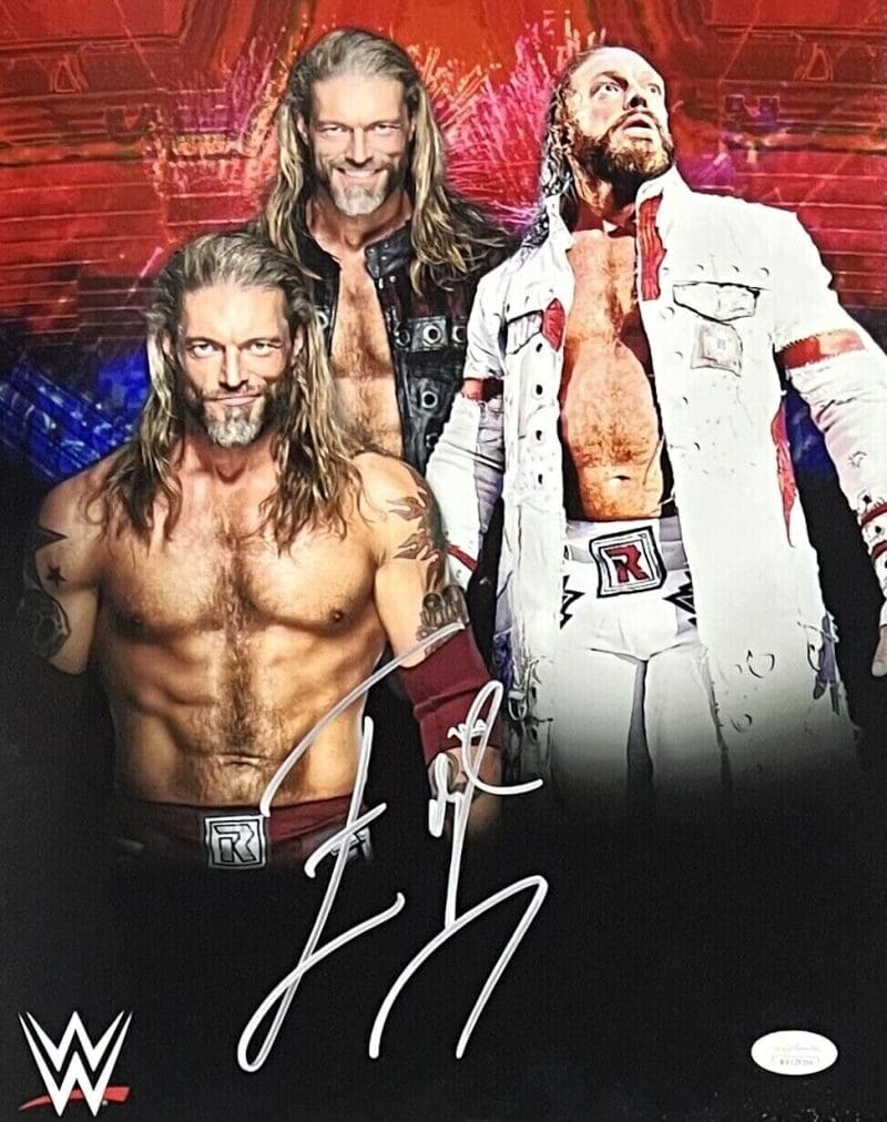 Edge Signed Autographed 11x14 Photo JSA Authenticated #11