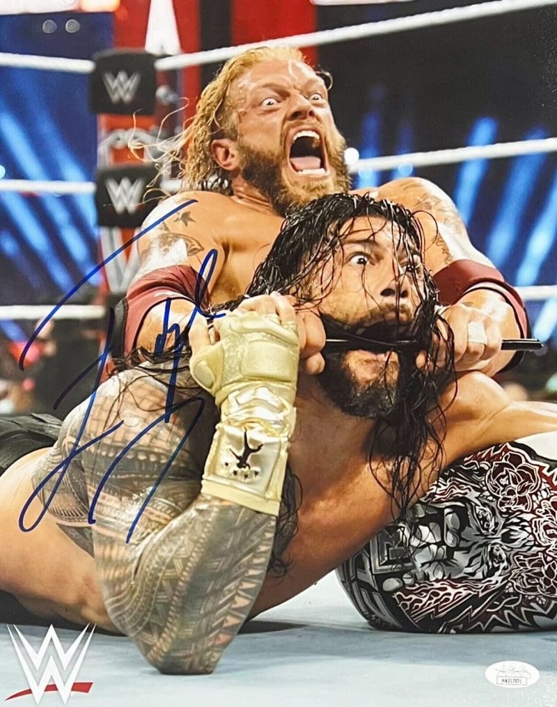 Edge Signed Autographed 11x14 Photo JSA Authenticated #2