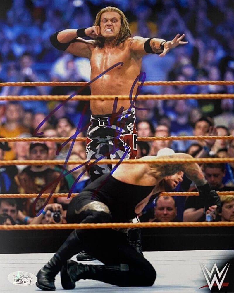 Edge Signed Autographed 11x14 Photo JSA Authenticated #1
