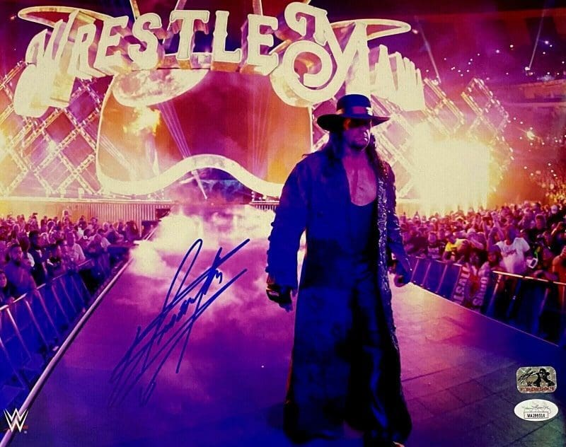 Undertaker Signed Autographed 11x14 Photo JSA Authenticated #11