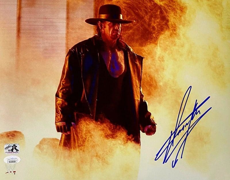 Undertaker Signed Autographed 11x14 Photo JSA Authenticated #9
