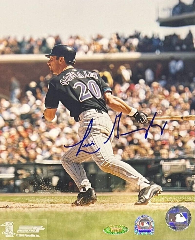 Luis Gonzalez Signed Autographed 8x10 Photo TriStar Authentication 0133110