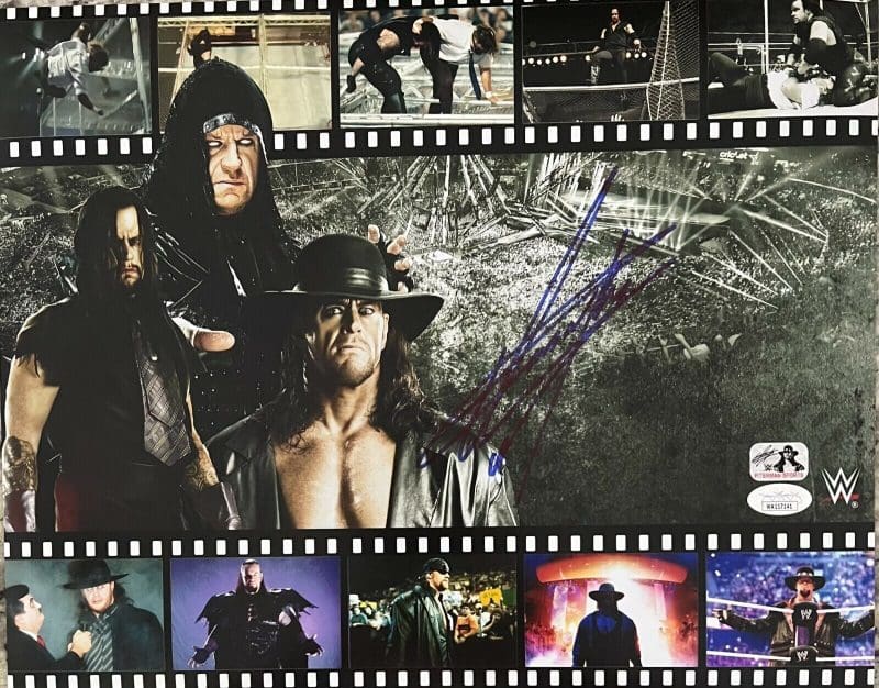 Undertaker Signed Autographed 11x14 Photo JSA Authenticated #6
