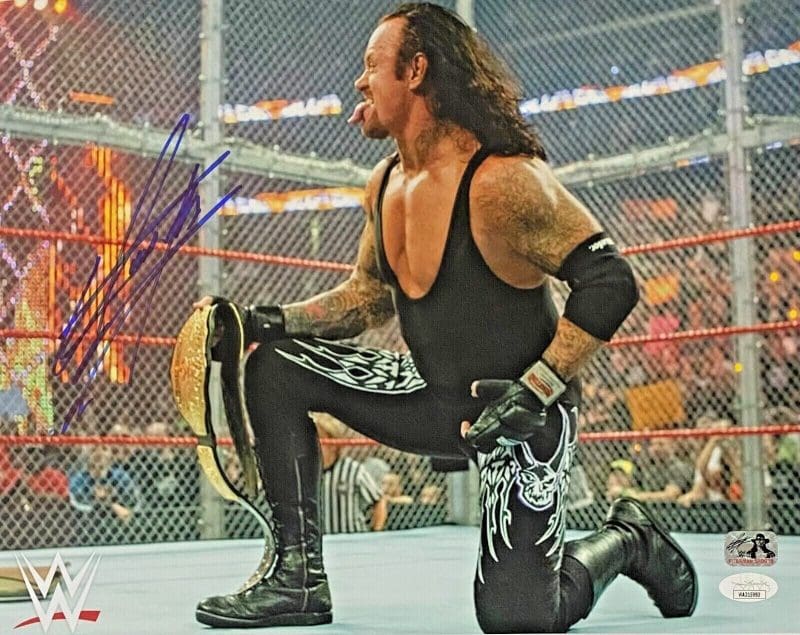 Undertaker Signed Autographed 11x14 Photo JSA Authenticated #20