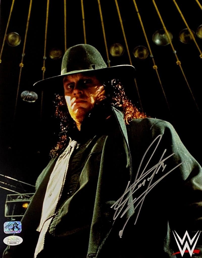 Undertaker Signed Autographed 11x14 Photo JSA Authenticated #16