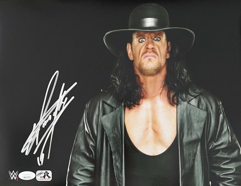 Undertaker Signed Autographed 11x14 Photo JSA Authenticated #4