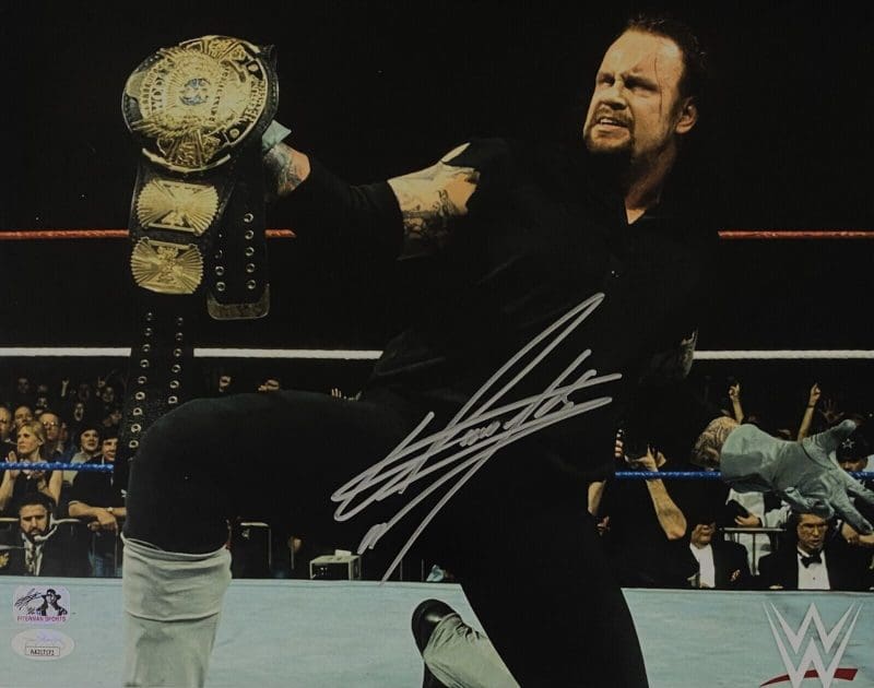 Undertaker Signed Autographed 11x14 Photo JSA Authenticated #14