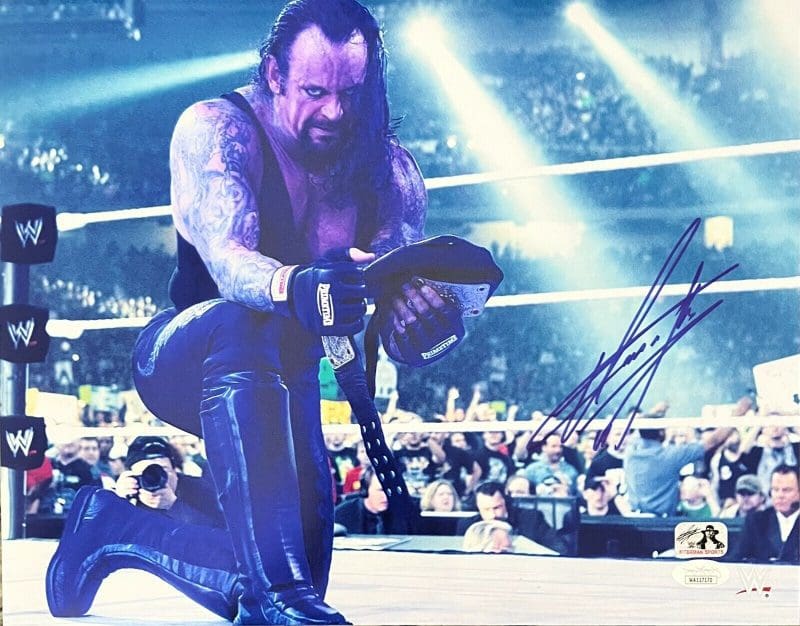Undertaker Signed Autographed 11x14 Photo JSA Authenticated #7