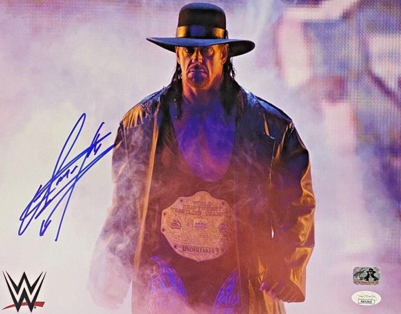 Undertaker Signed Autographed 11x14 Photo JSA Authenticated #21
