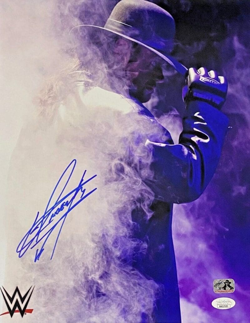 Undertaker Signed Autographed 11x14 Photo JSA Authenticated #17
