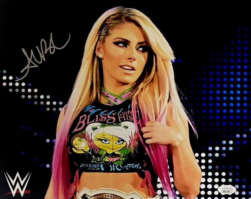 Alexa Bliss Signed Autographed 11x14 Photo JSA Authenticated #8