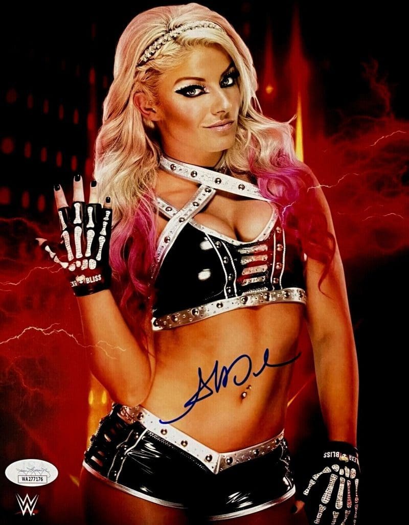 Alexa Bliss Signed Autographed 8x10 Photo JSA Authenticated #3