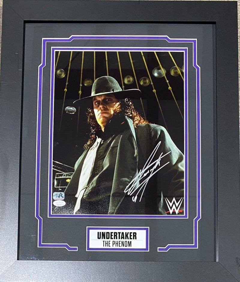 Undertaker Signed Framed 11x14 Photo JSA Authenticated #16