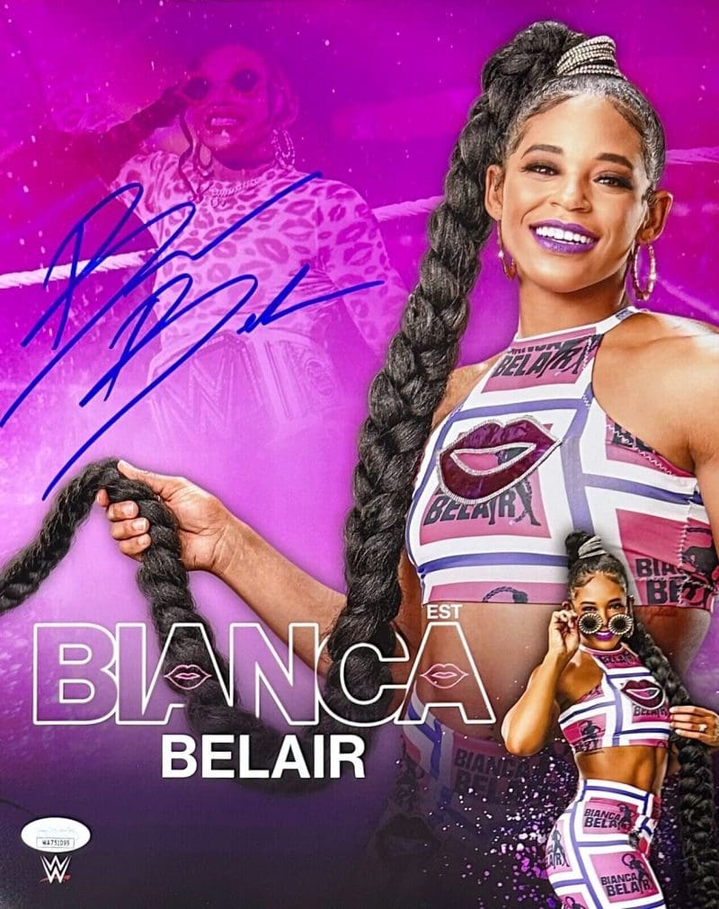 Bianca Belair Signed Autographed 11x14 Photo JSA Authenticated 2