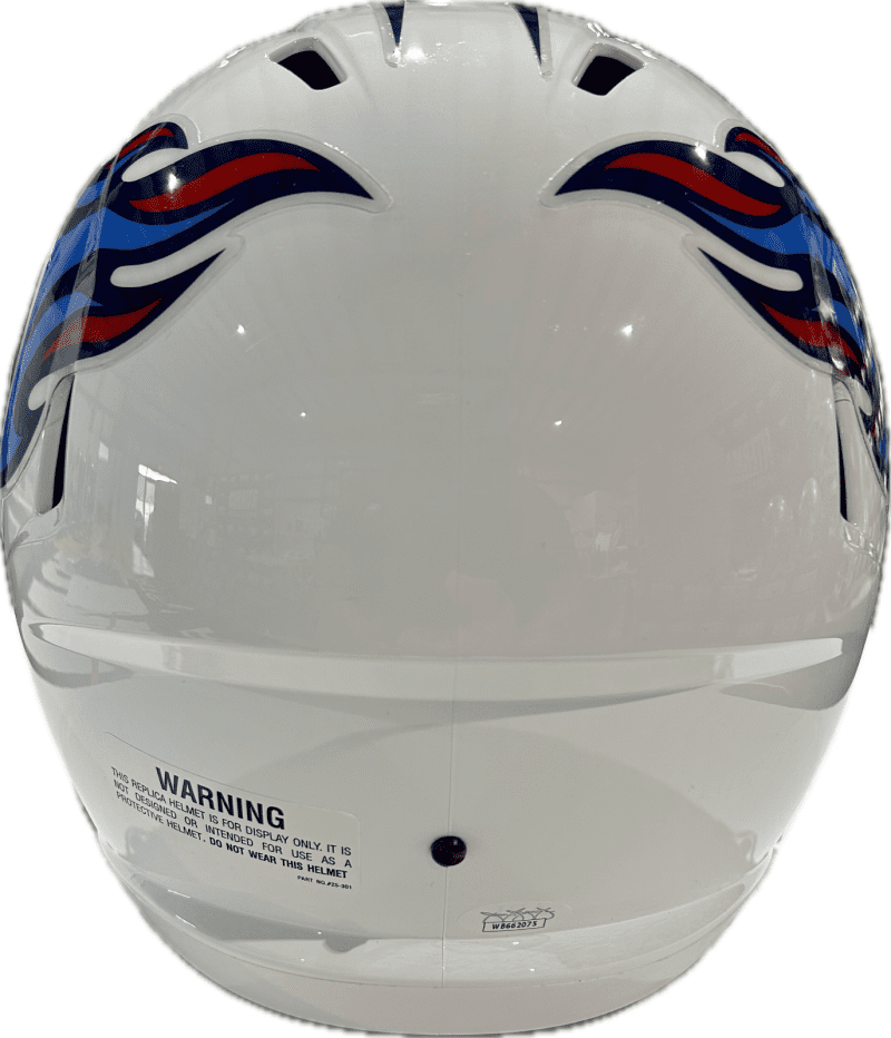 Jevon Kearse "The Freak" Signed Tennessee Titans Full Size Helmet JSA Auth White - Image 4