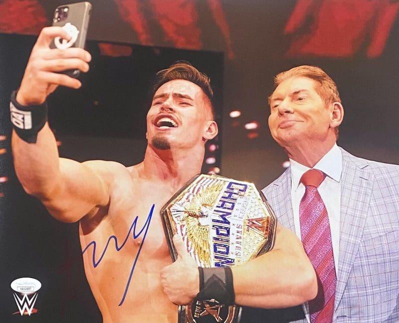 Austin Theory Signed Autographed 11x14 Photo JSA Authenticated #4