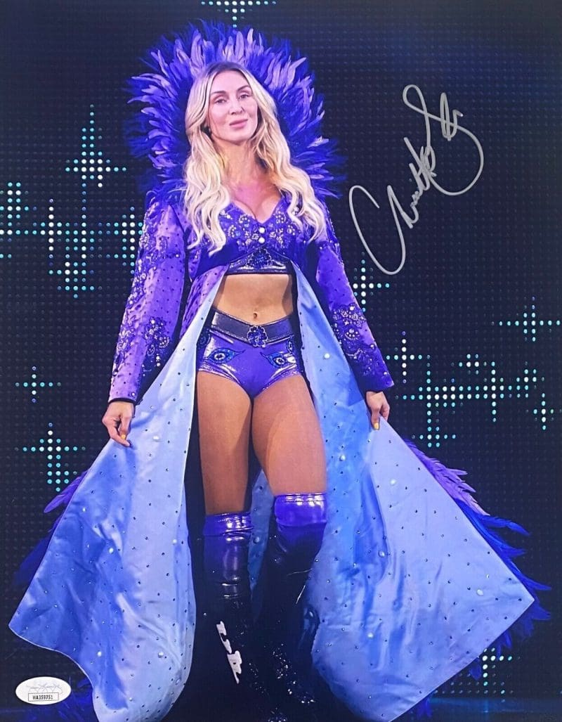 Charlotte Flair Signed Autographed 11x14 Photo JSA Authenticated #5