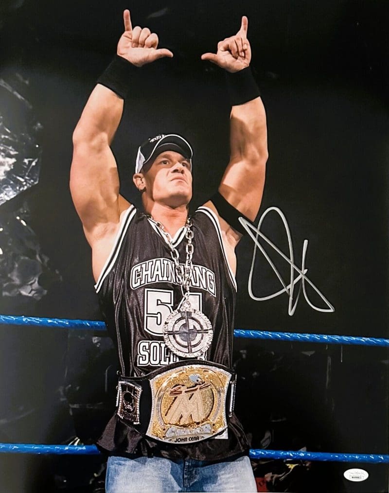 John Cena Signed Autographed 16x20 Photo JSA Authenticated #18
