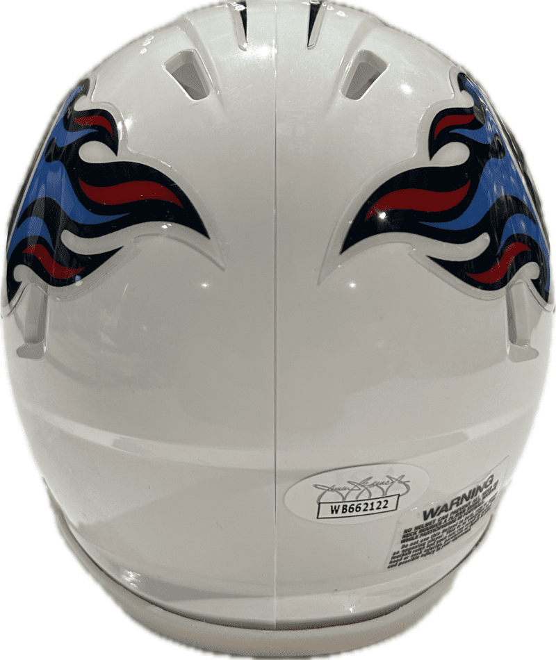 Jevon Kearse Signed Tennessee Titans Mini Helmet JSA Authenticated White - Image 4