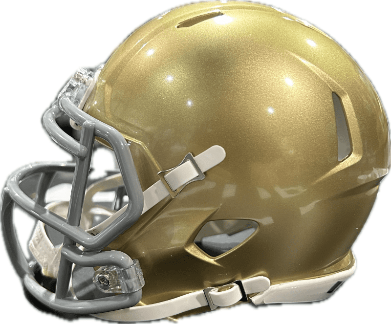 Rudy Ruettiger Signed Notre Dame Speed Mini Helmet JSA Authenticated - Image 4