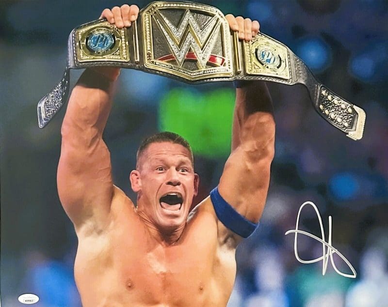 John Cena Signed Autographed 16x20 Photo JSA Authenticated #20