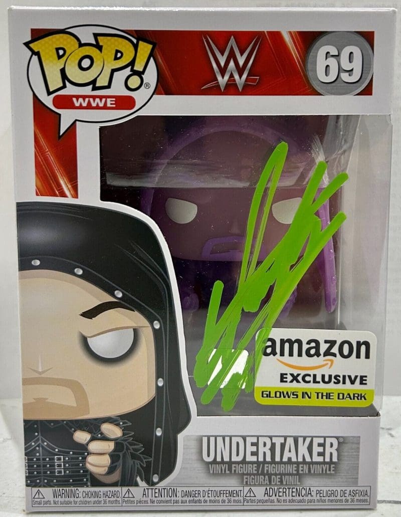 Undertaker Signed Autographed Funko POP 69 JSA & Undertaker Authenticated